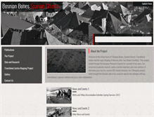 Tablet Screenshot of bosnianbonesspanishghosts.com